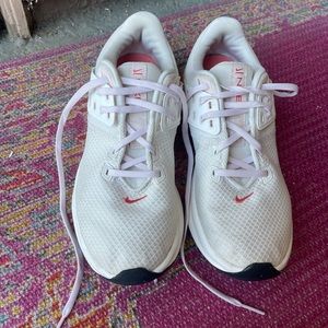 White Nike sneakers